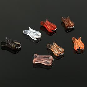 Toptan Karışık Şeffaf Renkli Lale Eşarp Şal Klipsi 100lü