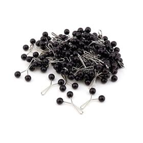 Toptan Siyah İnci Taşlı Eşarp Şal Toka Firketesi 100 adet