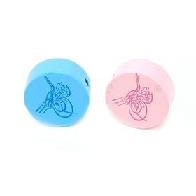 Tuğra Baskılı, Ahşap Emzik Zinciri Boncuğu