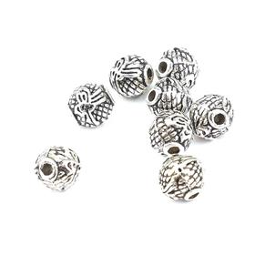 Tuğra Desenli Metal Takı Boncuğu 10 Adet