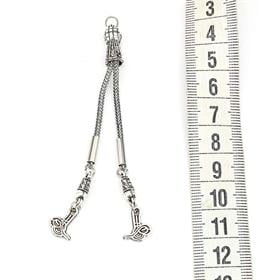 Tuğra Figürlü İkili Metal Püskül