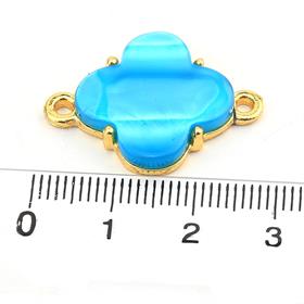 Turkuaz Sedefli Van Cleef Bileklik Aparatı