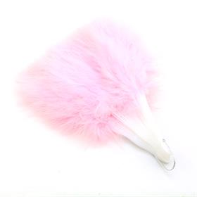 Tüylü Nedime Yelpazesi Pembe