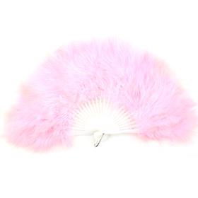 Tüylü Nedime Yelpazesi Pembe