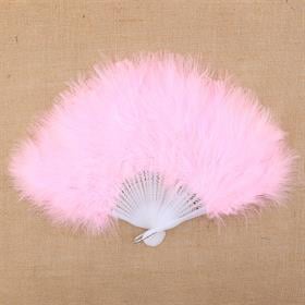 Tüylü Nedime Yelpazesi Pembe