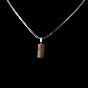 Unakit Taşı Silindir Kolye Ucu