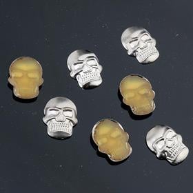 Ütüyle Yapışan Metalik Kuru Kafa (20 Adet) 