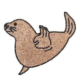 Ütüyle Yapıştırılabilen Fok Balığı Motif Aplik