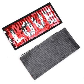 Ütüyle Yapıştırılabilen Love Aplike