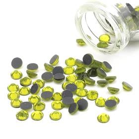 Ütüyle Yapıştırma Kristal Taş Yeşil Renk