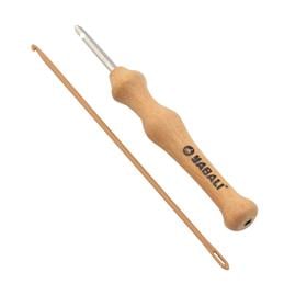 Yabalı Ahşap Saplı Kalın Uçlu Punch İğnesi