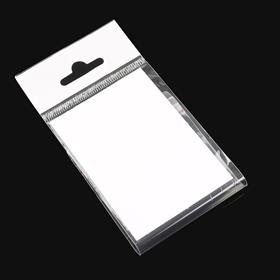 Yapışkanlı Askılı Şeffaf Jelatin Poşet 7 cm X 20 cm