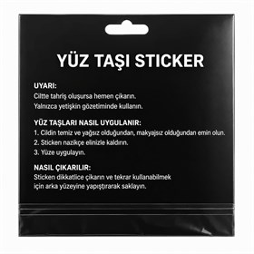 Yapışkanlı Yüz Taşı - 