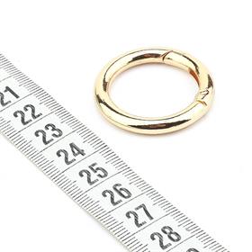 Yaylı Metal Halka Altın Sarı 2 adet