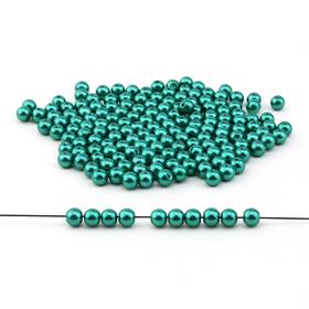 Yeşil Cam İnci Boncuk 8 mm 100 adet