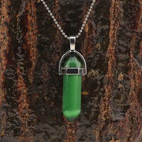 Yeşil Cam Taş Pointer Çivi Takı Ucu