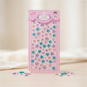 Yıldız Rhinestone Yapışkanlı Taş Sticker Seti Soğuk Renkler