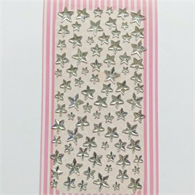 Yıldız Rhinestone Yapışkanlı Taş Sticker Seti