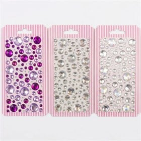Yuvarlak Rhinestone Yapışkanlı Taş Sticker Seti
