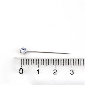 Zirkon Taşlı Gümüş Eşarp İğnesi 6 adet