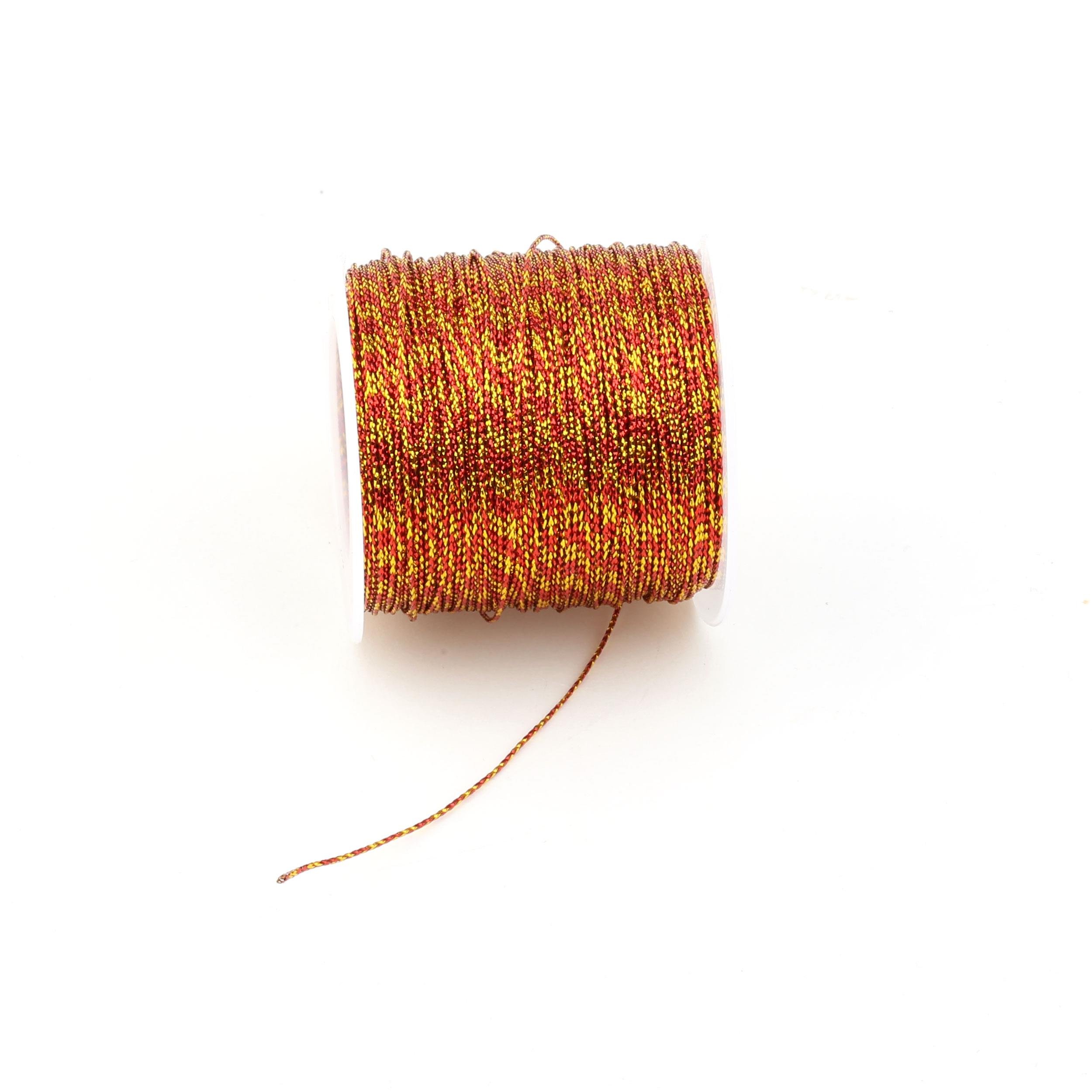 0,8 mm Simli Monofil ip Bordo Sarı