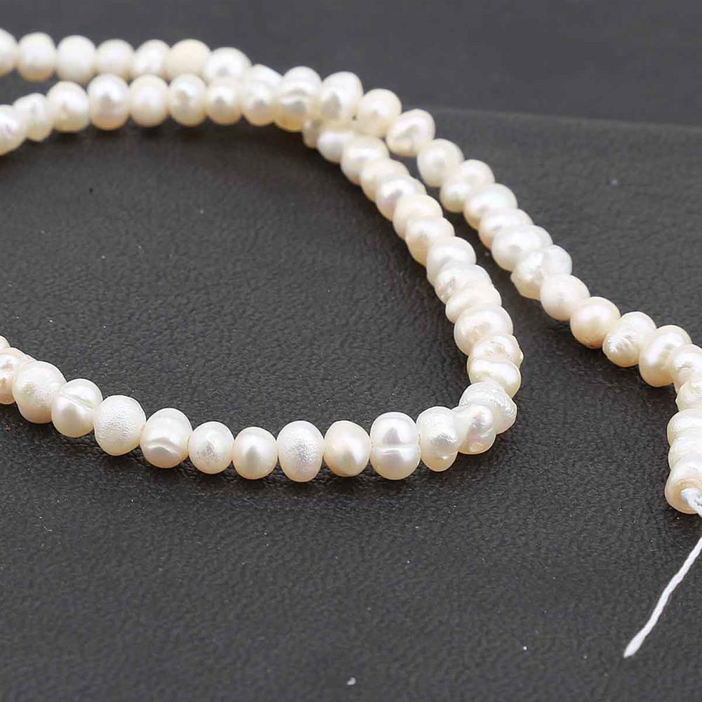 4 mm Doğal İnci Kum Boncuk