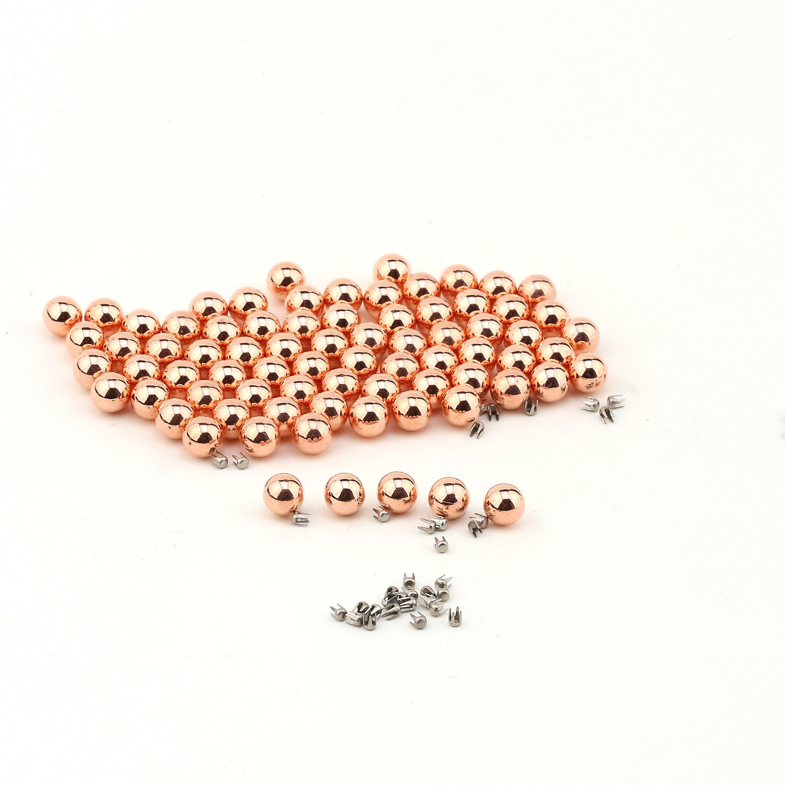 8 mm Bakır Deliksiz Çakma İnci