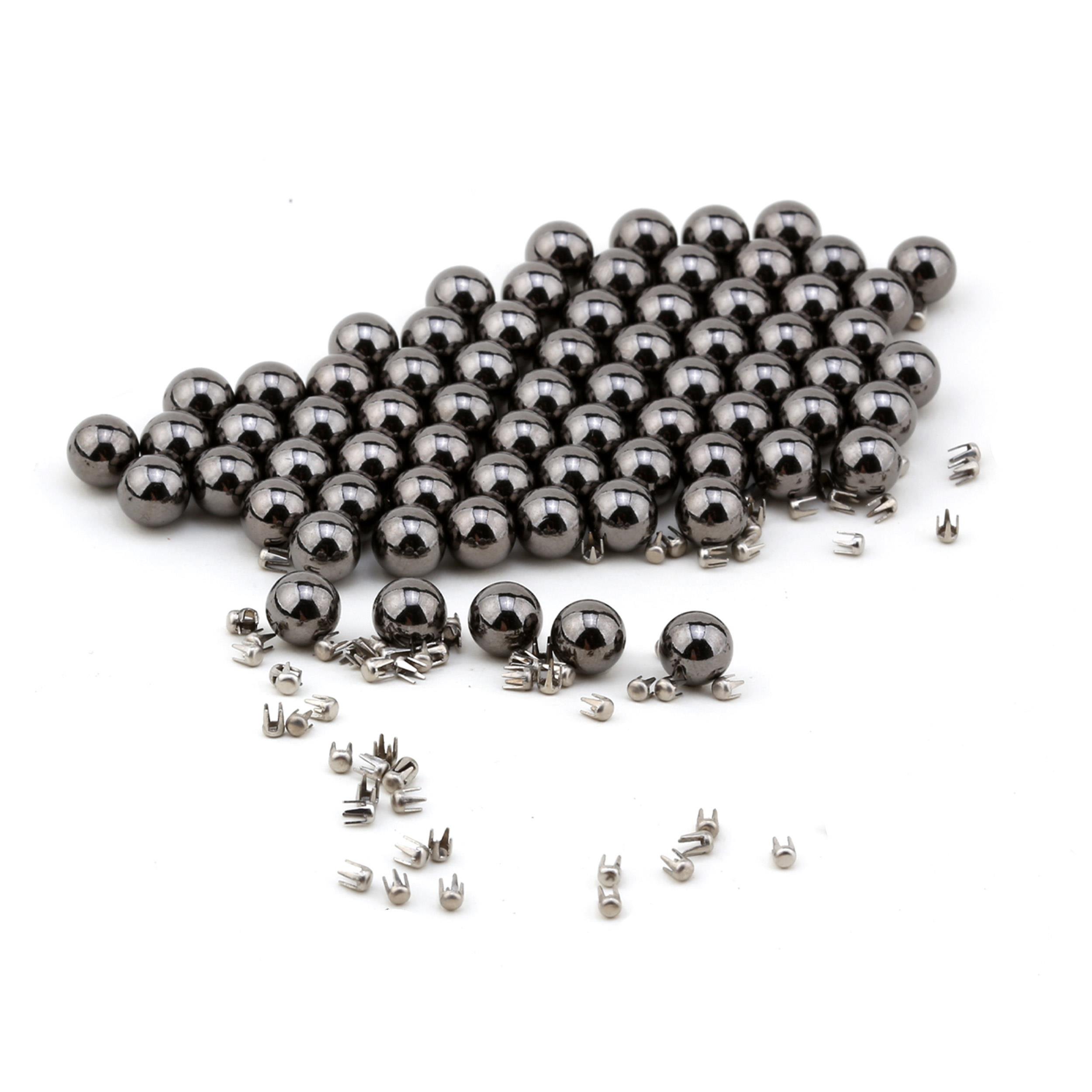 8 mm Hematit Deliksiz Çakma İnci