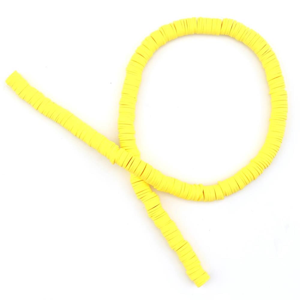 8 mm Sarı Fimo Hamur Boncuk