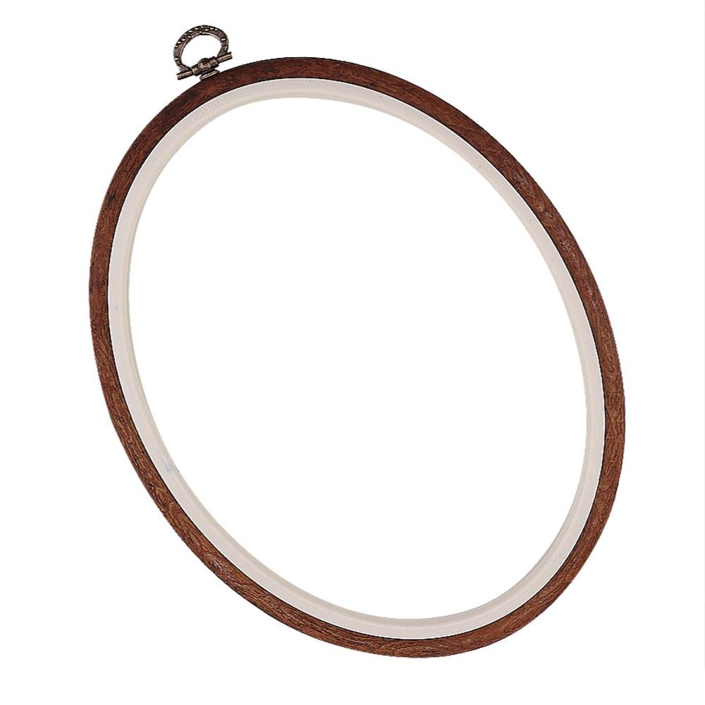 Ahşap Görünümlü Oval Pano Kasnak 4 Numara