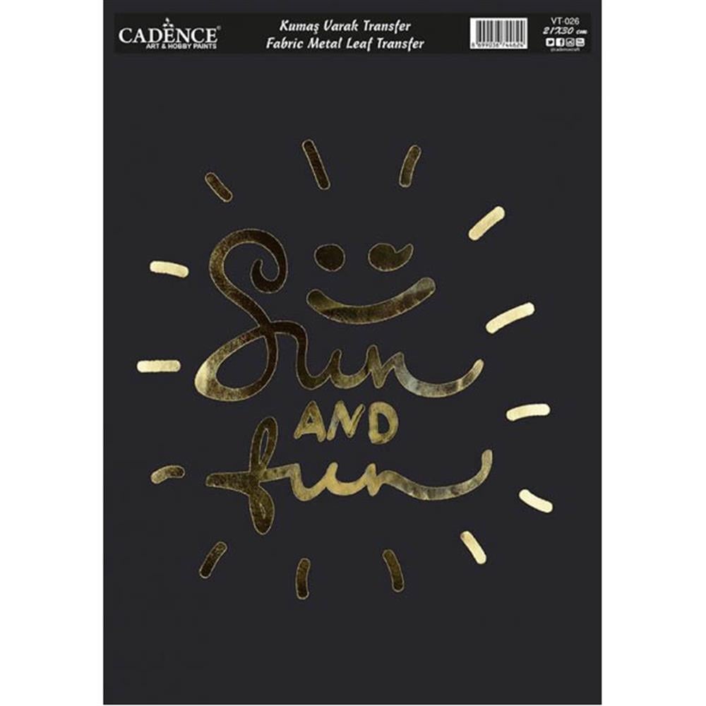 Altın Varak Kumaş Transfer