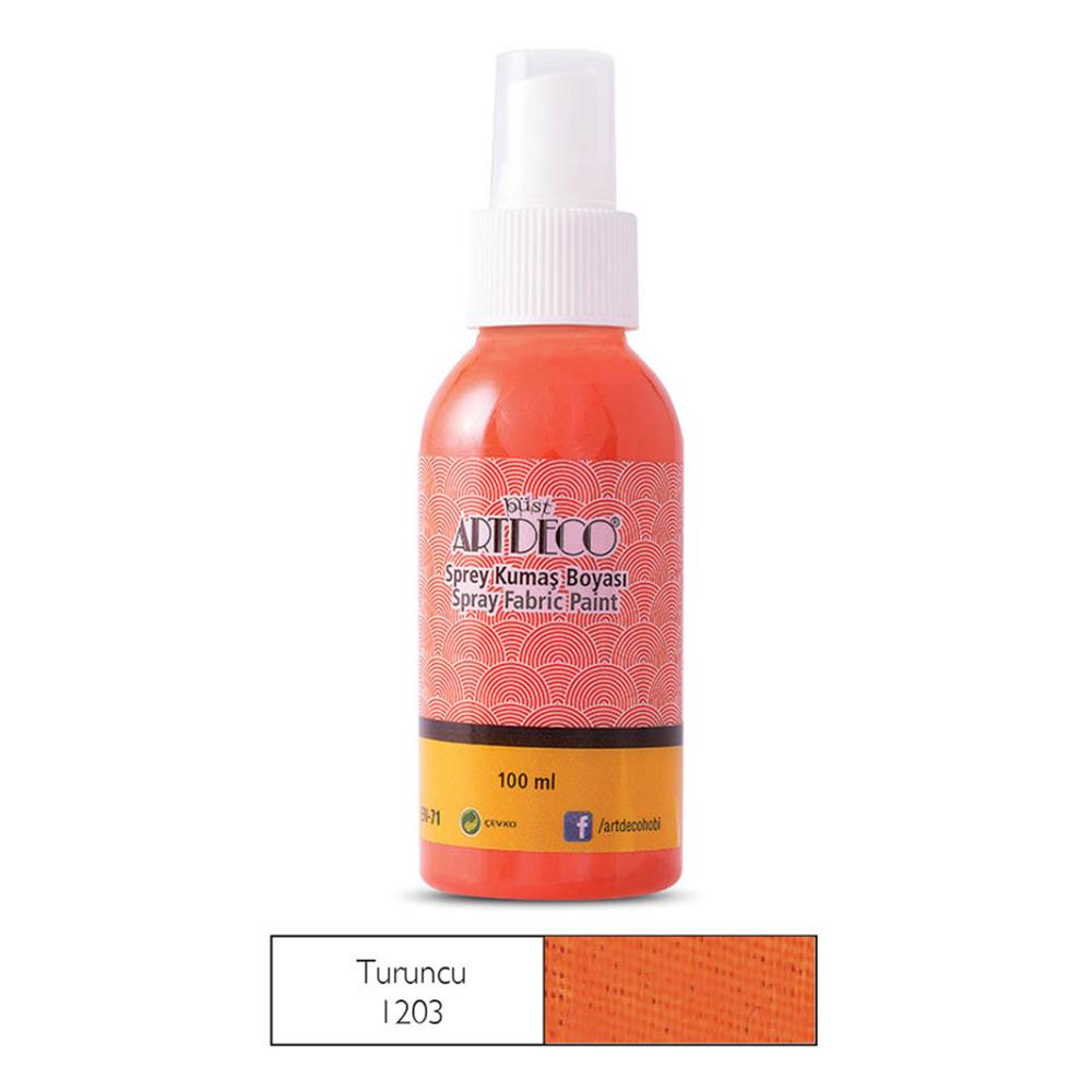Artdeco Turuncu 1203 Sprey Kumaş Boyası