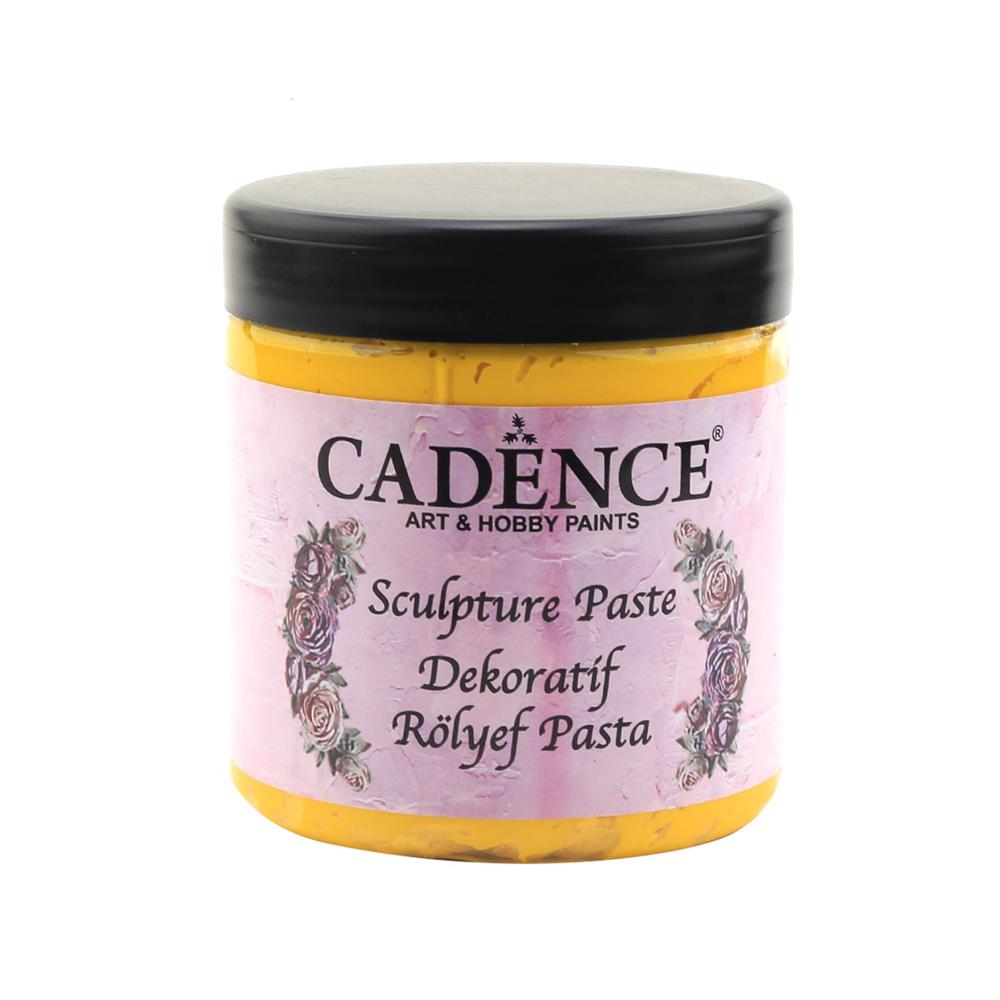 Cadence Dekoratif Rölyef Pasta (Sculpture Paste) Sarı 6855