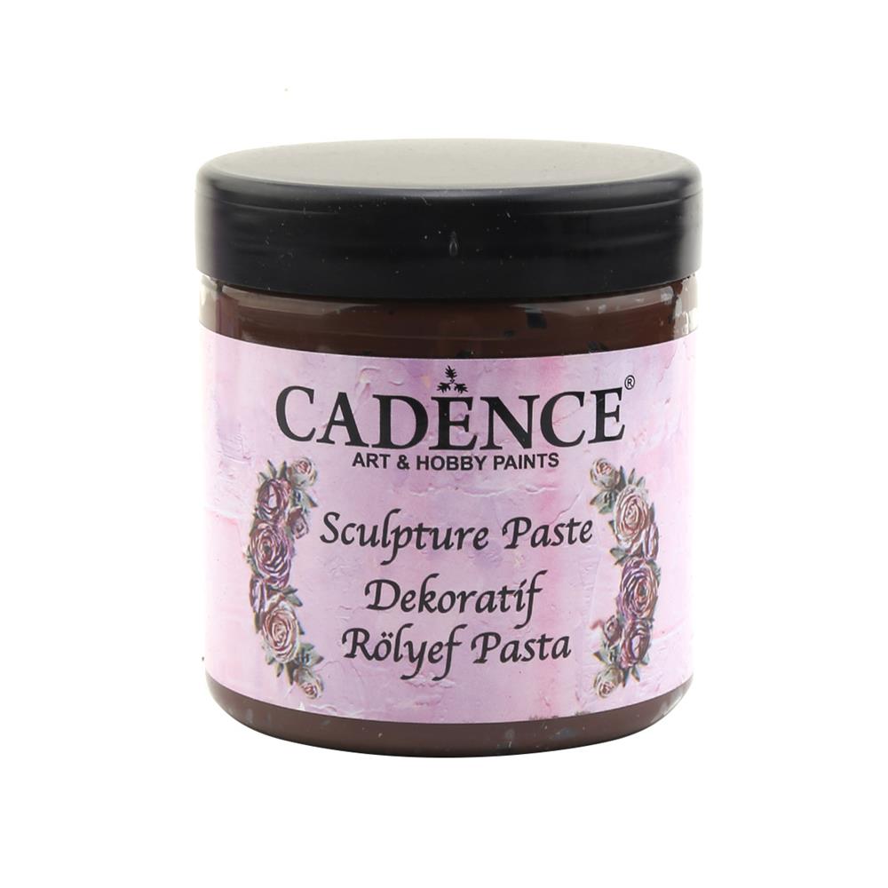 Cadence Dekoratif Rölyef Pasta (Sculpture Paste) Koyu Kahve 6879