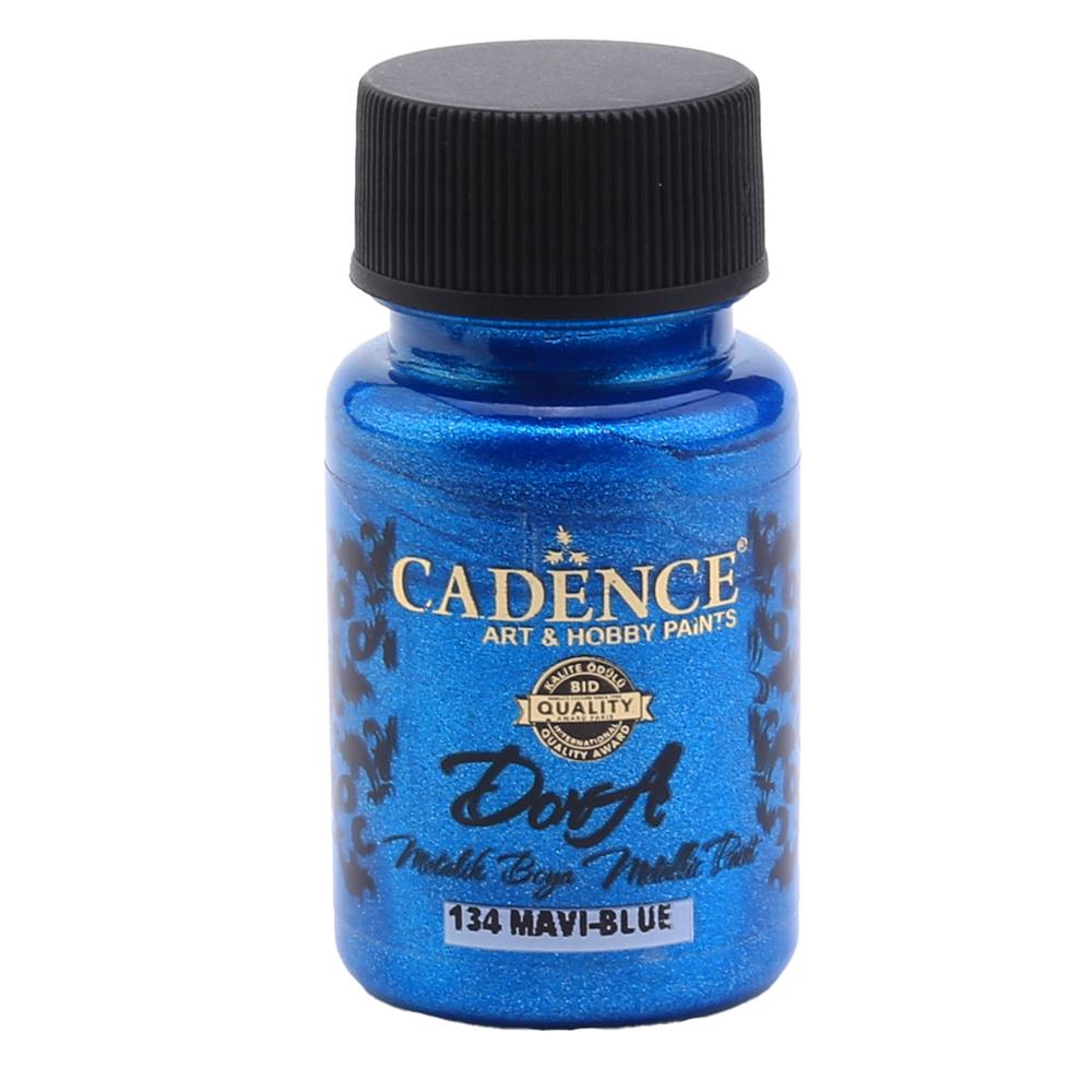 Cadence Dora Metalik Boya 50 ML Mavi 134