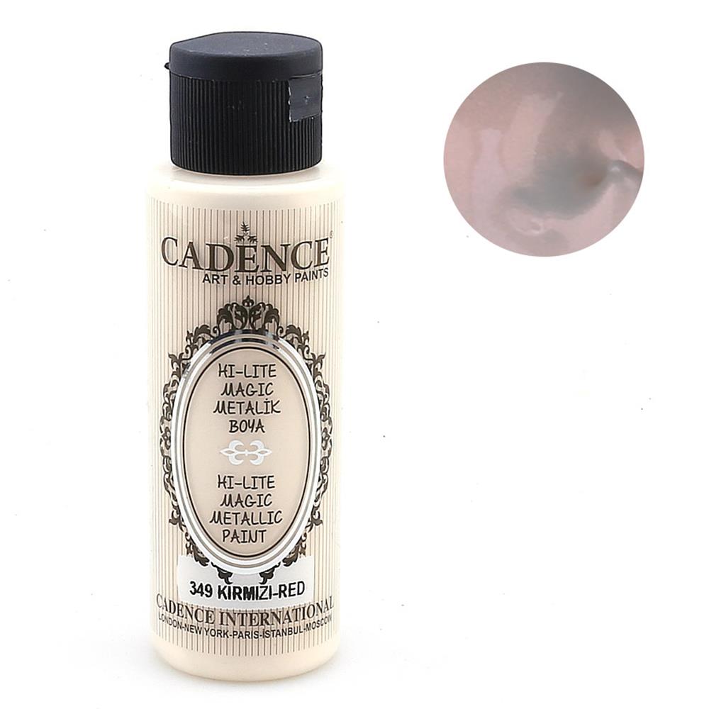 Cadence Hi-Lite Magic Metalik Boya 70 ml - Kırmızı 349