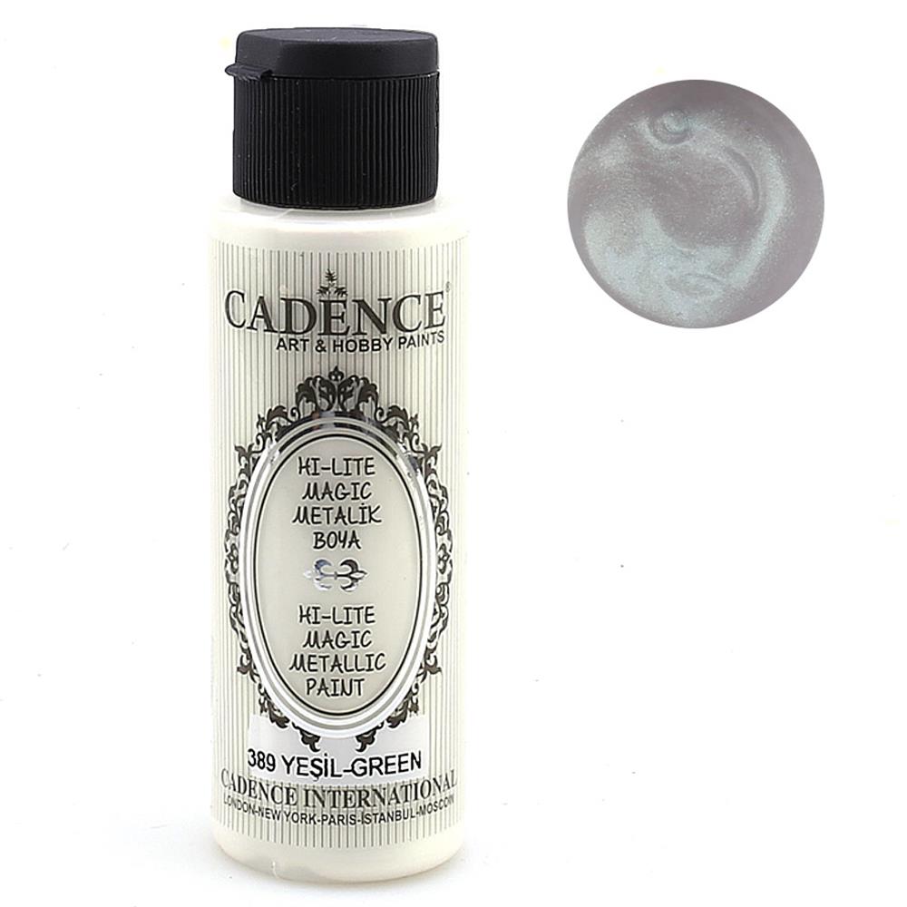Cadence Hi-Lite Magic Metalik Boya 70 ml - Yeşil 389