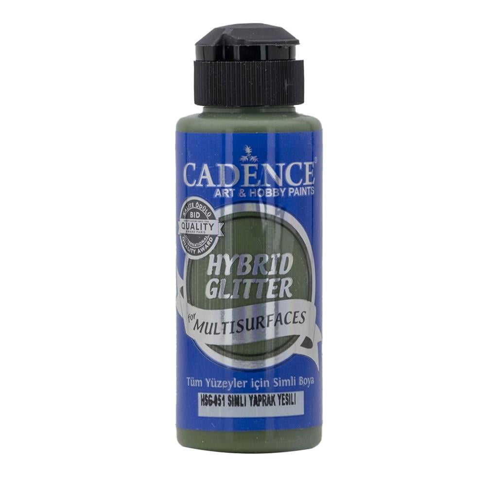 Cadence Hybrid Glitter Simli Boya 120 ml HSG 051 Yaprak Yeşili