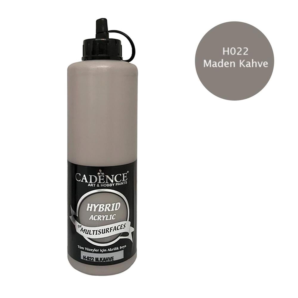 Cadence Multisurface Hibrit Akrilik Boya 500 ml - Maden Kahve H022