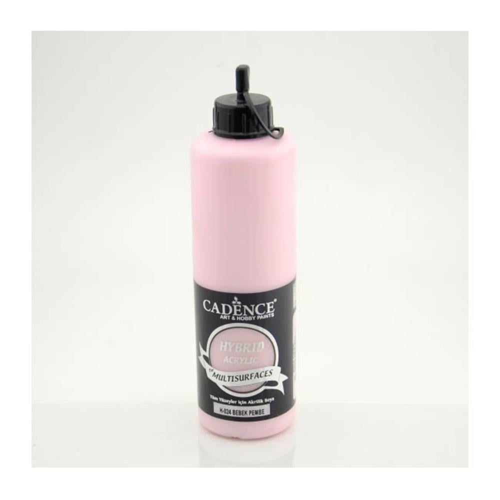 Cadence Multisurface Hibrit Akrilik Boya 500 ml - Bebek Pembe H024
