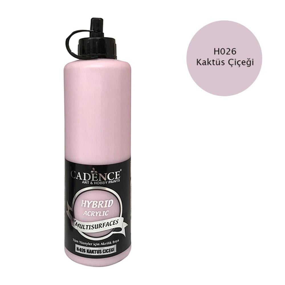 Cadence Multisurface Hibrit Akrilik Boya 500 ml - Kaktüs Çiçeği H026
