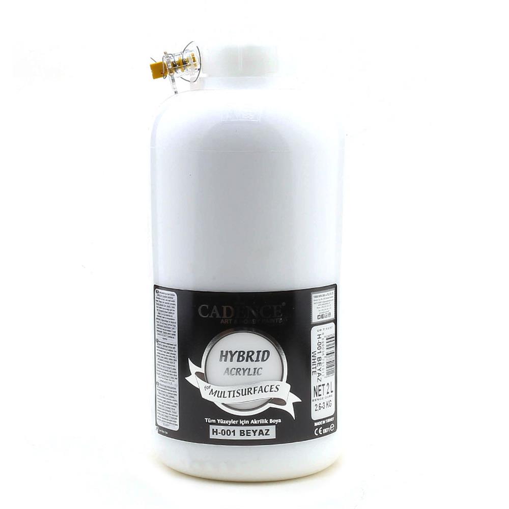 Cadence Multisurface Hibrit Akrilik Boya 2 Litre (3 KG) - Beyaz H001