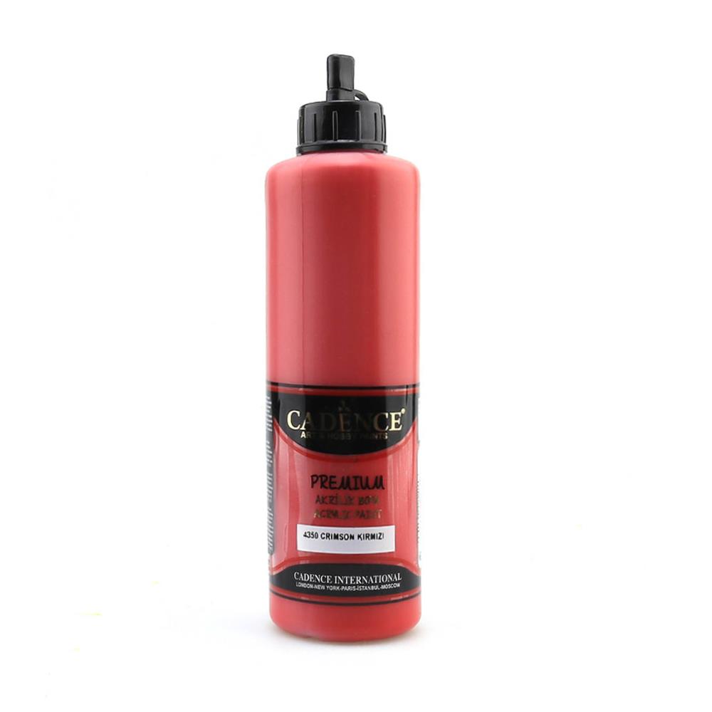 Cadence Premium Akrilik Boya 500 ML - Crimson Kırmızı 4350