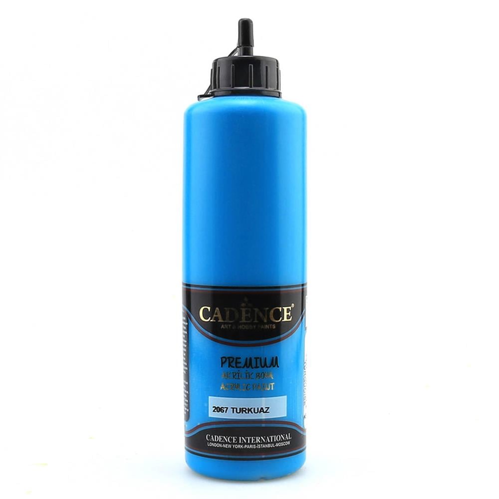 Cadence Premium Akrilik Boya 500 ML - Turkuaz 2067