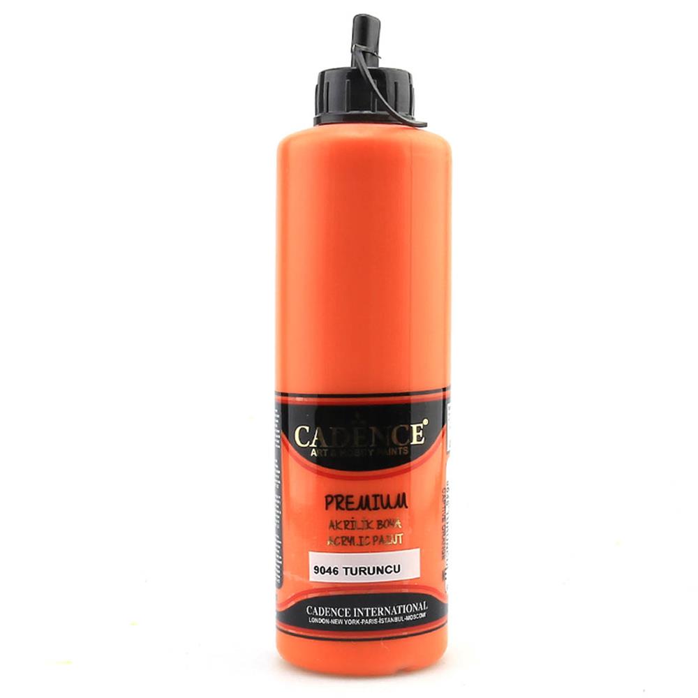 Cadence Premium Akrilik Boya 500 ML - Turuncu 9046