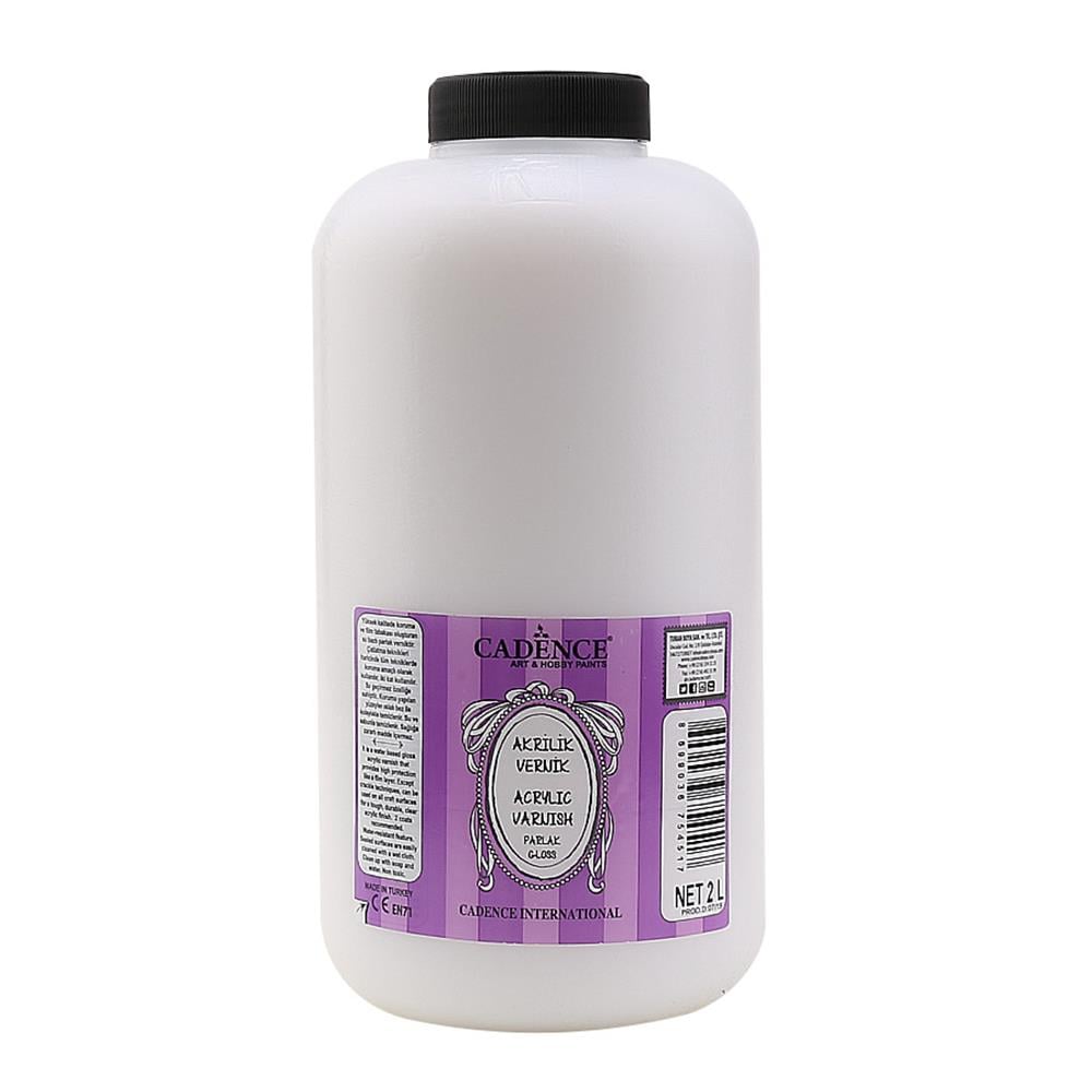 Cadence Su Bazlı Parlak Vernik 2000 ml