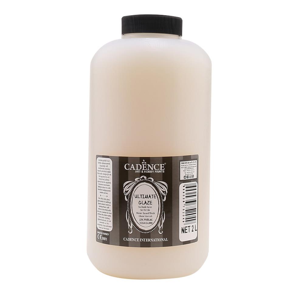 Cadence Ultimate Glaze, Su Bazlı Kalın Sır Vernik 2000 ml
