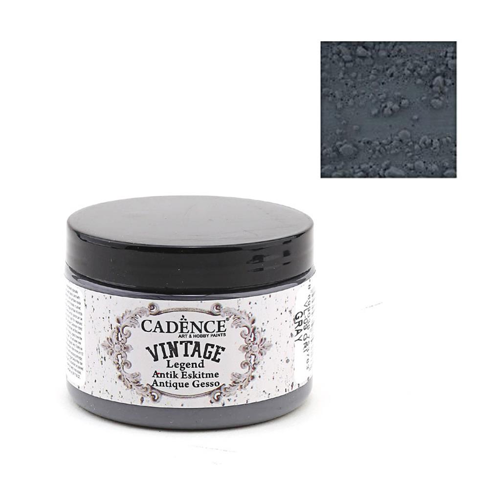Cadence Vintage Legend Antik Eskitme Boyası - VL 09 Gri