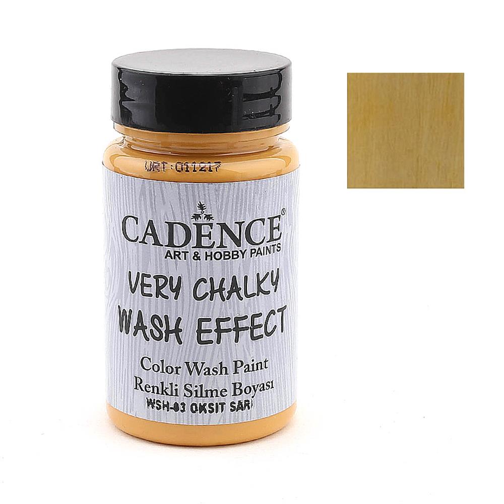 Cadence Wash Effect Renkli Silme Boyası 90ml  - WSH-03 Oksit Sarı