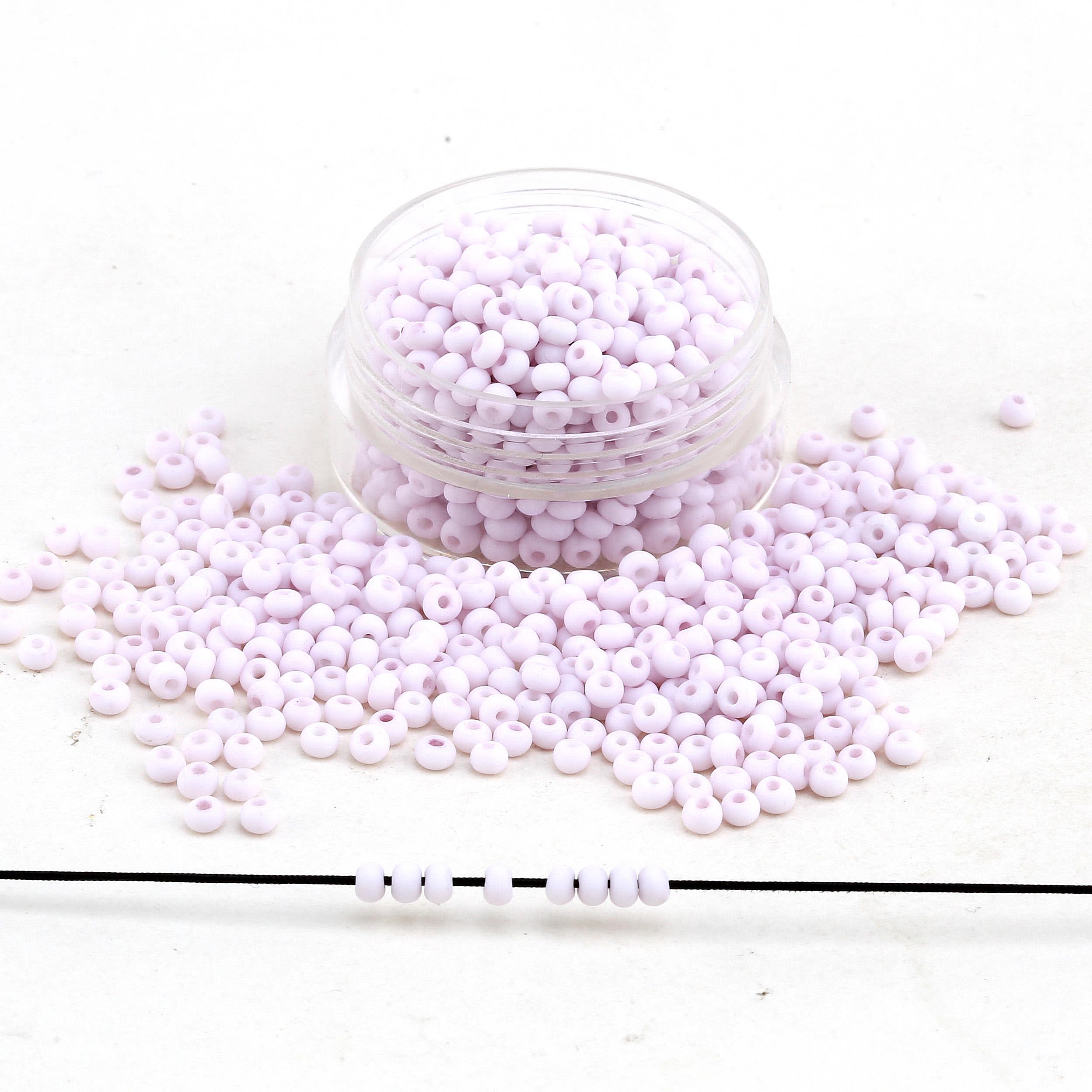 Çek Kum Boncuk Pastel Lila 8/0 3 mm